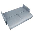 Диван прямой «Матис» с подлокотниками, спальное место 1300×1950 мм, ткань рогожка, цвет denim - Фото 3