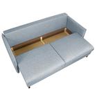 Диван прямой «Матис» с подлокотниками, спальное место 1300×1950 мм, ткань рогожка, цвет denim - Фото 4