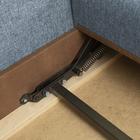 Диван прямой «Матис» с подлокотниками, спальное место 1300×1950 мм, ткань рогожка, цвет denim - Фото 5