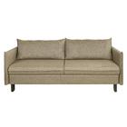 Диван прямой «Матис» с подлокотниками, спальное место 1300×1950 мм, ткань рогожка, цвет beige - Фото 1