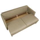 Диван прямой «Матис» с подлокотниками, спальное место 1300×1950 мм, ткань рогожка, цвет beige - Фото 4