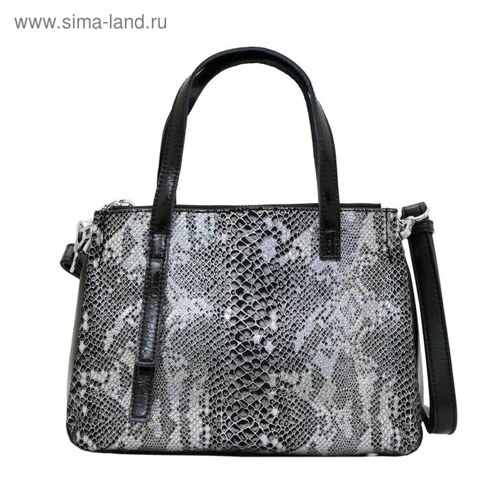 315-99 9051 Женская сумка замшевая Polina & Eiterou Серебро - Фото 1