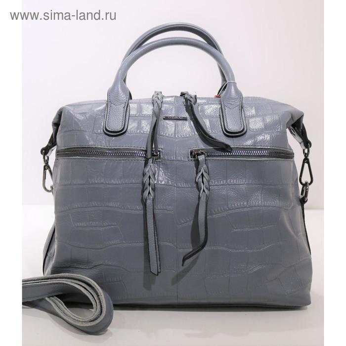 275-88 1322 Женская сумка кожаная Ludor Голубой - Фото 1