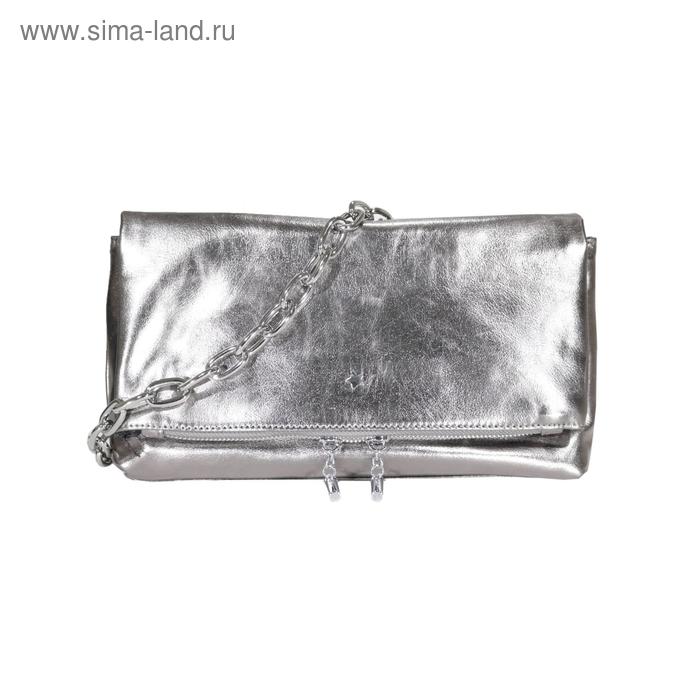 293-69 2250 Женская сумка из эко кожи Ludor Серебро - Фото 1
