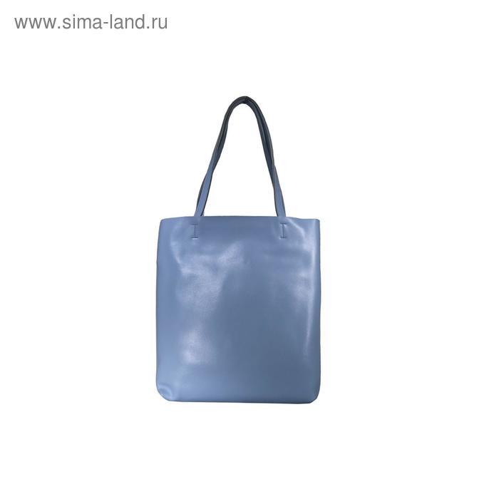 304-09 2002 Женская сумка кожаная Ludor Голубой - Фото 1