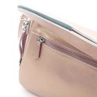 306-20 8107 Женская сумка кожаная Ludor Пудровый - Фото 5