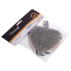 Мочалка-скрабер для тела «Розмари. Сердце», махровая, с петлёй - Фото 2