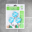 Крючки самоклеящиеся Доляна «3 рыбки», 3 шт, цвет МИКС - Фото 4