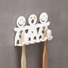 Держатель для зубных щёток на присосках, дизайн МИКС - Фото 5