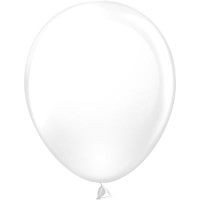 Шар латексный 12", пастель, набор 100 шт., цвет белый