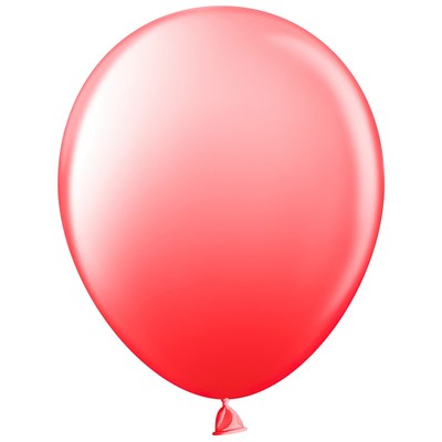 Шары воздушные латексные 12", пастель, набор 100 шт., цвет красный