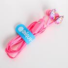 Подарочный набор «Новогодней сказки»: наушники и держатель для проводов, микрофон, 1,2 м, набор - Фото 3