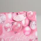 Пакет ламинированный вертикальный «Розовые шарики», S 12 × 15 × 5.5 см - Фото 3