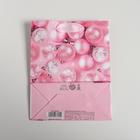 Пакет ламинированный вертикальный «Розовые шарики», S 12 × 15 × 5.5 см - Фото 4