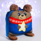 Новогодний детский рюкзак «Мишка со звездой», 24х24 см, на новый год - фото 8857438