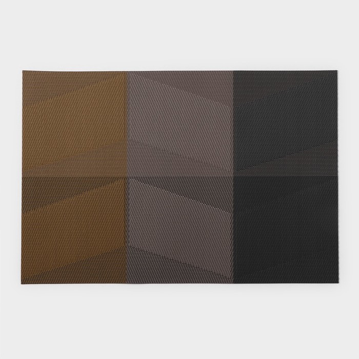 Салфетка кухонная «Пудра», 45,5×30 см, цвет коричнево-серый - фото 12174347