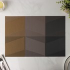 Салфетка сервировочная на стол «Пудра», 45,5×30 см, цвет коричнево-серый - Фото 4