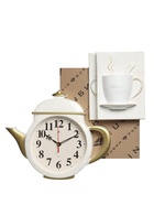 Часы настенные интерьерные, для кухни "Чайник и две чашки", бесшумные, 29 х 34 см, белые - Фото 11