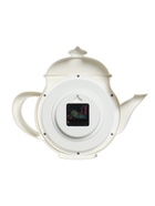 Часы настенные интерьерные, для кухни "Чайник и две чашки", бесшумные, 29 х 34 см, белые - Фото 9