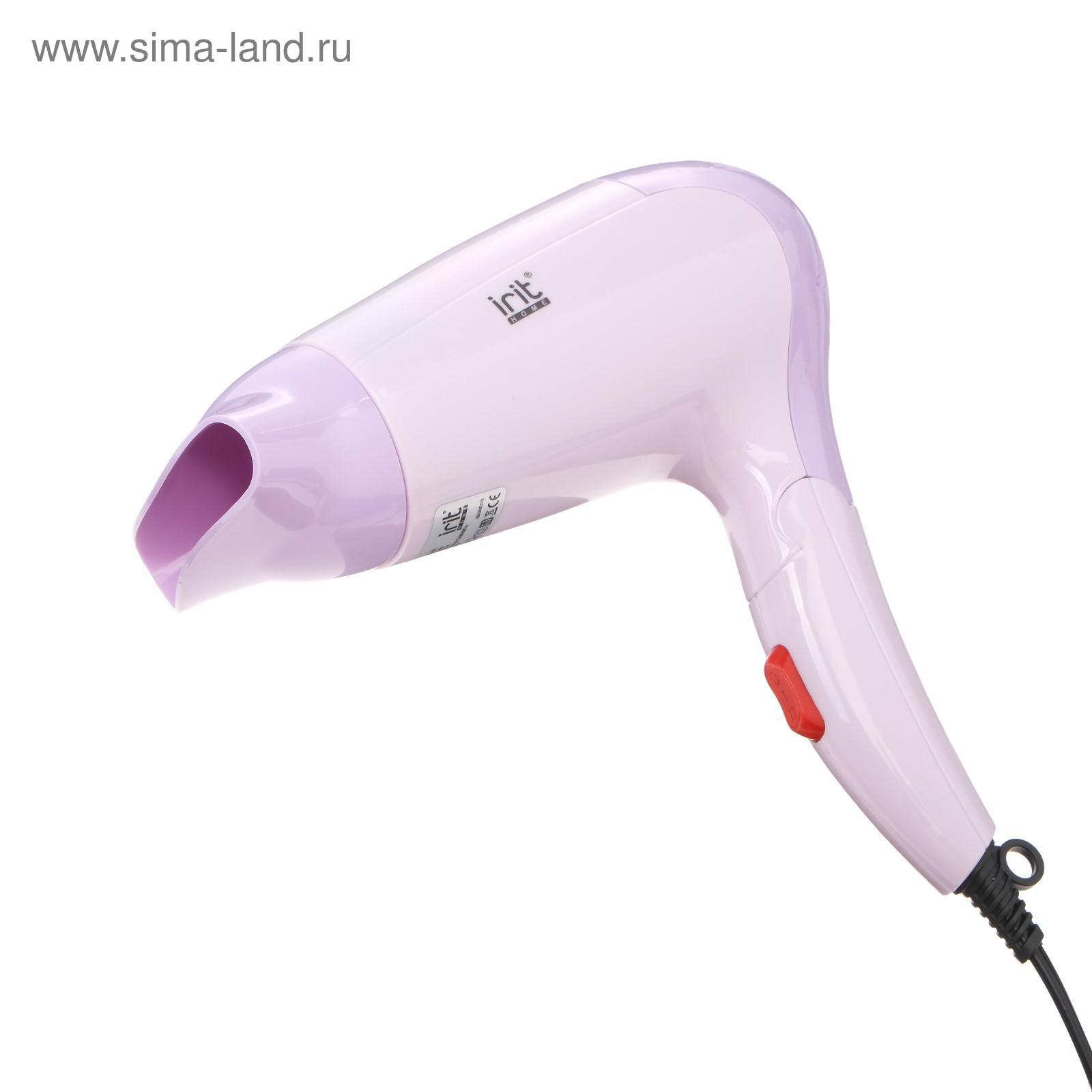 Фен Irit IR-3140, 1000 Вт, 2 скорости, 1 температурный режим, складной ...