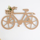 Крючки декоративные дерево "Велосипед с букетом цветов" 22х40х3,5 см - Фото 4