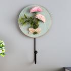 Крючок декоративный дерево "Букетик цветов" 17,5х10х4,5 см 5156504