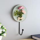 Крючок декоративный дерево "Букетик цветов" 17,5х10х4,5 см 5156504