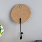 Крючок декоративный дерево "Букетик цветов" 17,5х10х4,5 см 5156504