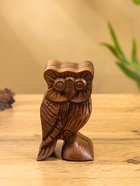 Шкатулка с секретом "Сова" 11х8х6 см - фото 804374790