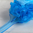 Мочалка на ручке двухцветная Доляна, 30 гр, цвет МИКС - Фото 4