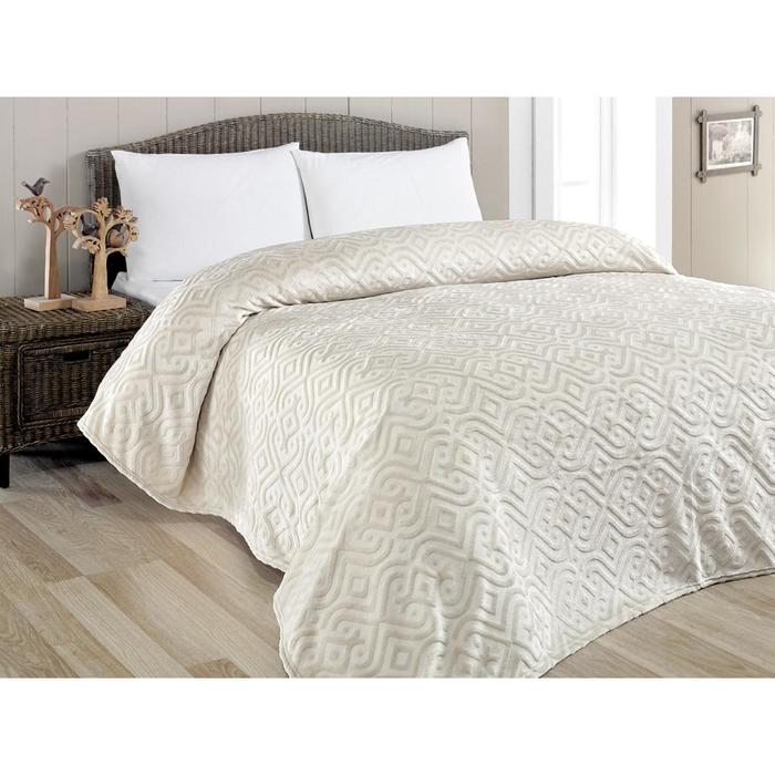 Плед Giza 220x240 см, цвет кремовый - Фото 1