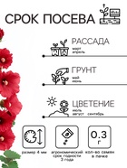 Семена цветов Шток-роза «Индийская весна», смесь сортов, 0.3 г, однолетник, «Аэлита» - Фото 2