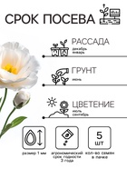 Семена Эустома "Сапфир" F1 белая крупноцветковая , 5шт - Фото 2