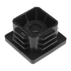 Заглушка ТУНДРА внутренняя 40×40 универсальная М10, черная - фото 34891247