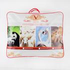 Одеяло Царские сны Бамбук 140х205см, белый, перкаль 200г/м, хл100% - фото 23822330