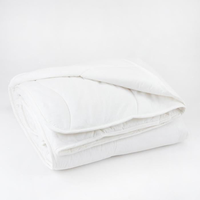 Одеяло Царские сны Бамбук 172х205 см, белый, перкаль (хлопок 100%), 200г/м2