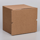 Кондитерская упаковка с окном, крафт, 25 х 25 х 24 см (комплект 5 шт) - фото 21147503