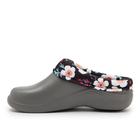 Галоши женские «Цветочки», размер 37-38, серые - Фото 2