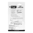Ручка перьевая Flair CARBONIX INKY, 2 сменных катриджа, чернила синие, блистер - фото 24627399