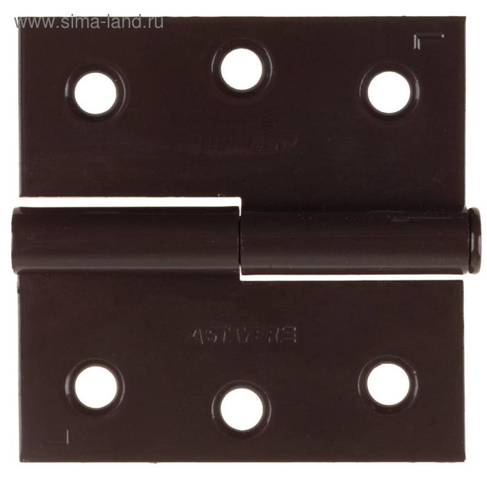 Петля дверная STAYER MASTER разъемная, цвет коричневый, левая, 75 мм