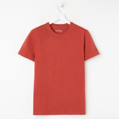Футболка мужская KAFTAN E-ZONE, 48, кирпичный