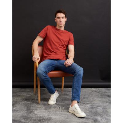 Футболка мужская KAFTAN E-ZONE, 48, кирпичный