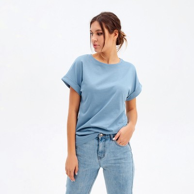 Футболка женская MIST basic, цвет индиго, размер 40-42