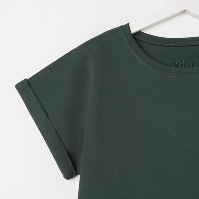 Футболка женская MIST basic, размер 40-42, зелёная
