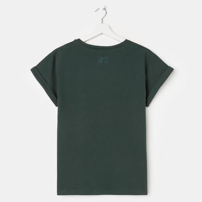 Футболка женская MIST basic, размер 40-42, зелёная