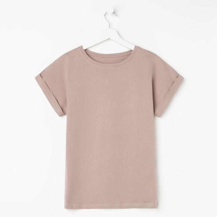 Футболка женская MIST basic, рахмер 40-42, бежевая