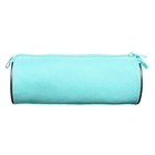 Набор канцелярский 10 предметов (Пенал-тубус 65 х 210 мм, ручки 4 штуки цвет синий , линейка 15 см, точилка, карандаш 2 штуки, текстовыделитель), бирюзовый - Фото 4