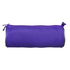 Набор канцелярский 10 предметов (Пенал-тубус 65 х 210 мм, ручки 4 штуки цвет синий , линейка 15 см, точилка, карандаш 2 штуки, текстовыделитель), фиолетовый - Фото 3