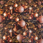 Бумага упаковочная глянцевая «Шары на ёлке», 70 × 100 см - Фото 3
