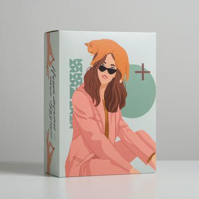 Коробка подарочная складная, упаковка, «Style», 22 х 30 х 10 см